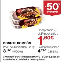 El Corte Inglés DONUTS Bombón oferta