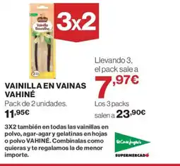 El Corte Inglés VAHINÉ Vainilla en vainas oferta