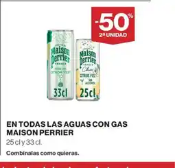 El Corte Inglés MAISON PERRIER En todas las aguas con gas oferta