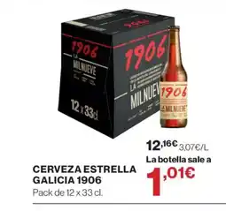 El Corte Inglés Cerveza estrella galicia 1906 oferta
