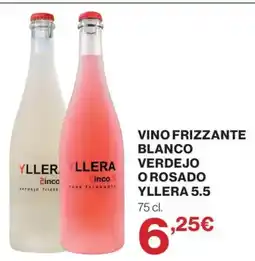 El Corte Inglés YLLERA 5.5 Vino frizzante blanco verdejo o rosado oferta