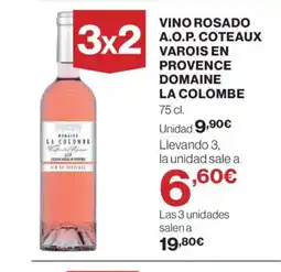 El Corte Inglés Vino rosado a.o.p. coteaux varois en provence domaine la colombe oferta
