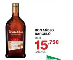 El Corte Inglés BARCELÓ Ron añejo oferta