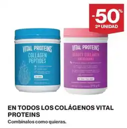 El Corte Inglés VITAL PROTEINS En todos los colágenos oferta