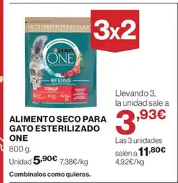 El Corte Inglés ONE Alimento seco para gato esterilizado oferta
