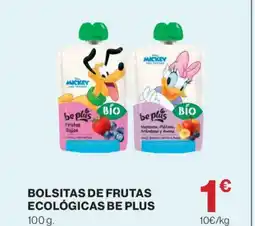 El Corte Inglés BE PLUS Bolsitas de frutas ecológicas oferta