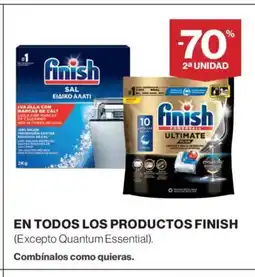 El Corte Inglés FINISH En todos los productos oferta