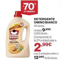 El Corte Inglés OMINO BIANCO Detergente oferta