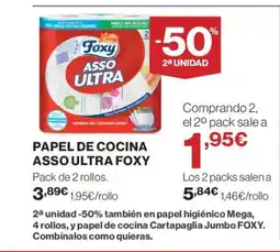 El Corte Inglés FOXY Papel de cocine asso ultra oferta