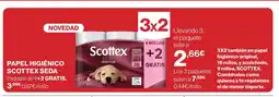 El Corte Inglés Papel higiénico scottex seda oferta