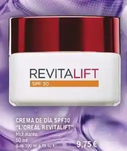 E.Leclerc L'OREAL REVITALIFT Crema de día spf30 oferta