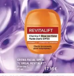 E.Leclerc L'OREAL REVITALIFT Crema facial spf30 oferta