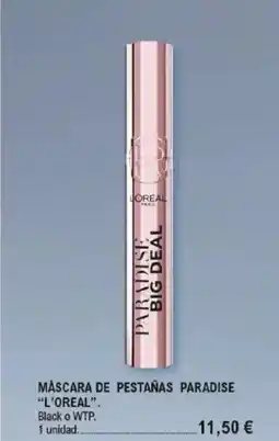 E.Leclerc L'OREAL Máscara de pestañas paradise oferta