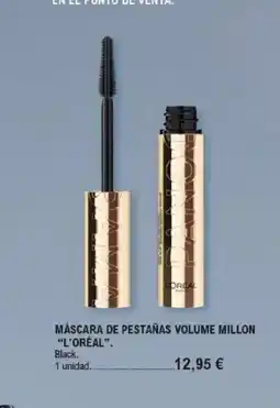 E.Leclerc L'ORÉAL Máscara de pestañas volume millon oferta