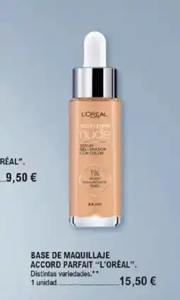 E.Leclerc L'ORÉAL Base de maquillaje accord parfait oferta