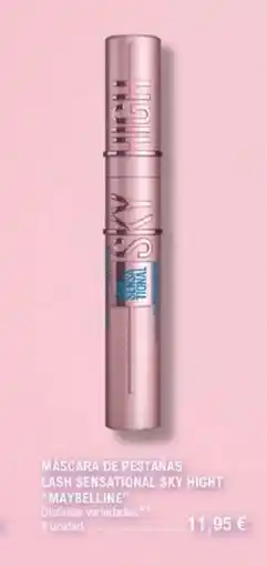 E.Leclerc MAYBELLINE Máscara de pestañas lash sensational sky hight oferta