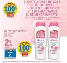 E.Leclerc INSTITUTO ESPAÑOL Gel oferta