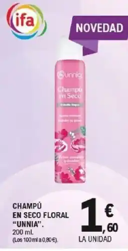 E.Leclerc UNNIA Champú en seco floral oferta