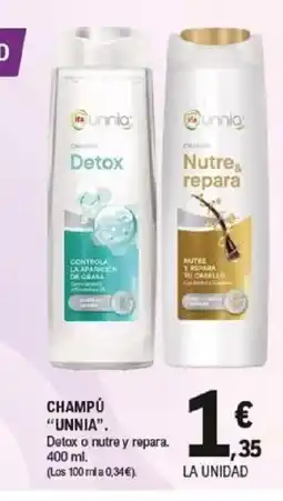 E.Leclerc UNNIA Champú oferta