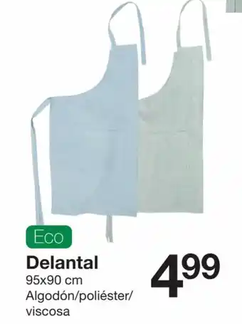 Zeeman Delantal 95x90 cm oferta