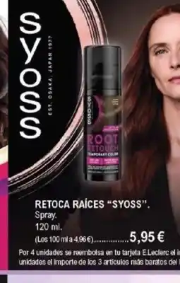 E.Leclerc SYOSS Retoca raíces oferta
