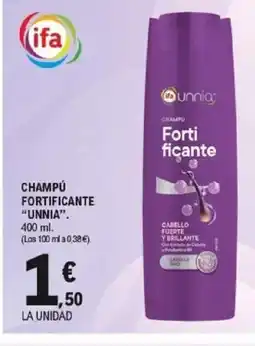 E.Leclerc UNNIA Champú fortificante oferta