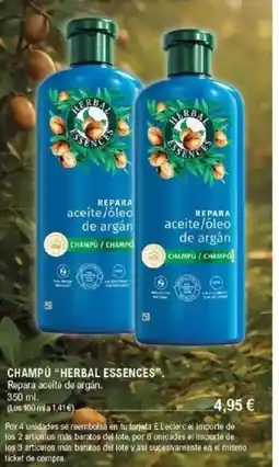E.Leclerc HERBAL ESSENCES Champú oferta