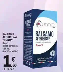 E.Leclerc UNNIA Bálsamo aftershave oferta