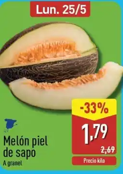 ALDI Melón piel de sapo oferta