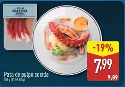 ALDI Pata de pulpo cocida oferta