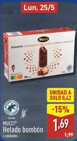 ALDI MUCCI Helado bombón oferta