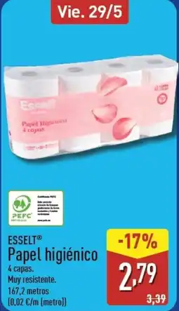 ALDI ESSELT Papel higiénico oferta
