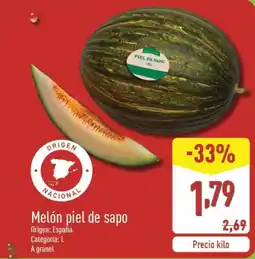 ALDI Melón piel de sapo oferta