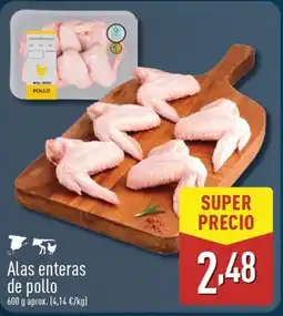 ALDI Alas enteras de pollo oferta