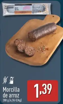ALDI Morcilla de arroz oferta