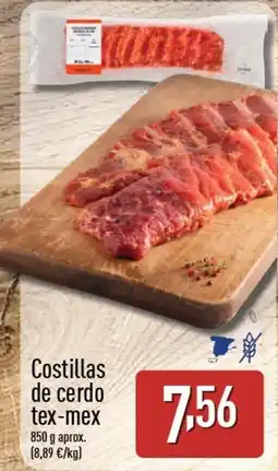 ALDI Costillas de cerdo tex-mex oferta