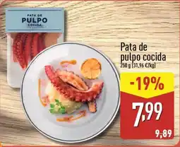 ALDI Pata de pulpo cocida oferta