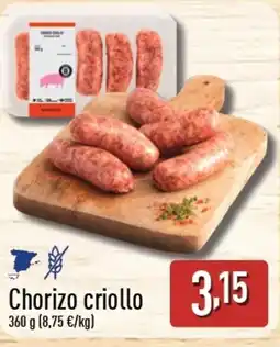 ALDI Chorizo criollo oferta