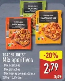 ALDI TRADER JOE'S Mix aperitivos oferta