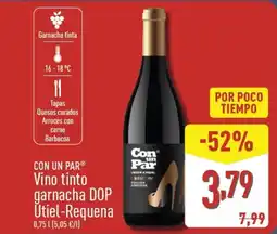 ALDI CON UN PAR Vino tinto garnacha DOP Utiel-Requena oferta