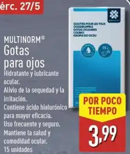 ALDI MULTINORM Gotas para ojos oferta