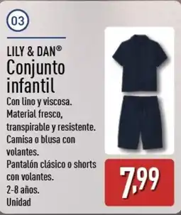 ALDI LILY & DAN Conjunto infantil oferta