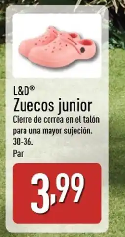 ALDI L&D Zuecos junior oferta
