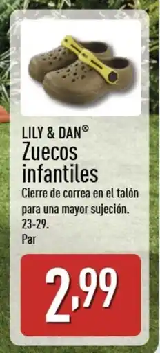 ALDI LILY & DAN Zuecos infantiles oferta