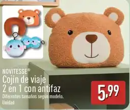 ALDI NOVITESSE Cojín de viaje 2 én 1 con antifaz oferta