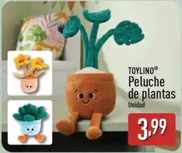 ALDI TOYLINO Peluche de plantas oferta