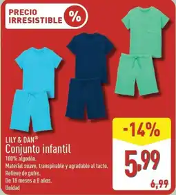 ALDI LILY & DAN Conjunto infantil oferta