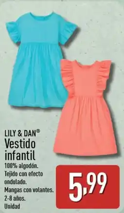 ALDI LILY & DAN Vestido infantil oferta