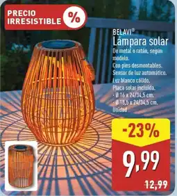 ALDI BELAVI Lámpara solar oferta