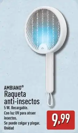 ALDI AMBIANO Raqueta anti-insectos oferta